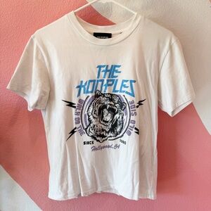 The Kooples White Graphic T-Shirt